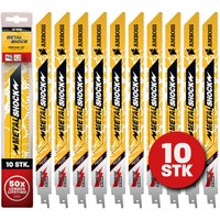 10x Amboss Metal Shock Säbelsägeblatt Länge 300 mm 10 ZpZ von AMBOSS WERKZEUGE