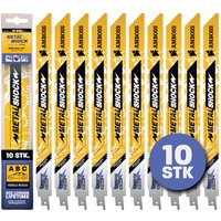 10x Amboss Metal Shock Säbelsägeblatt Länge 300 mm 8 ZpZ von AMBOSS WERKZEUGE