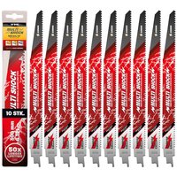 10x Amboss Multi Shock Säbelsägeblatt Länge 300 mm 6 ZpZ von AMBOSS WERKZEUGE