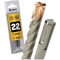 1x Bohrer SDS Plus Schaft - Ø:22 mm - GL: 260 mm von AMBOSS WERKZEUGE