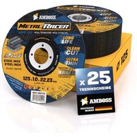 25x Amboss Metal Racer Trennscheibe Ø125 mm - 1 mm - 22.23 mm von AMBOSS WERKZEUGE
