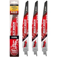 Amboss Werkzeuge - 3x Amboss Multi Shock Säbelsägeblatt Länge 230 mm 6 ZpZ von AMBOSS WERKZEUGE