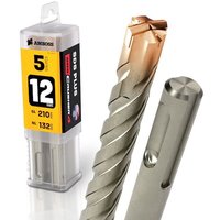 5x Bohrer SDS Plus Schaft - Ø:12 mm - GL: 210 mm von AMBOSS WERKZEUGE