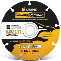 Amboss Carbide Wolf hm Trennscheibe - 115 x 1.2 x 22.2 von AMBOSS WERKZEUGE