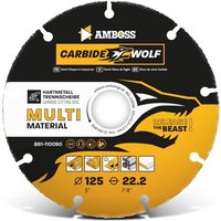 Amboss Carbide Wolf hm Trennscheibe - 125 x 1.2 x 22.2 von AMBOSS WERKZEUGE