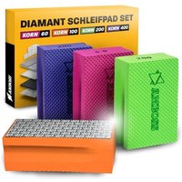 Amboss Werkzeuge - Amboss Diamant Schleifpad Set Korn 60-400 von AMBOSS WERKZEUGE