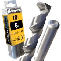 Amboss Werkzeuge - 10 x hss g base Force Metallbohrer din 338 - Ø:6 mm von AMBOSS WERKZEUGE