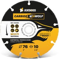 Amboss Werkzeuge - Amboss Carbide Wolf hm Trennscheibe - 76 x 0.8 x 10 von AMBOSS WERKZEUGE