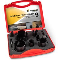 Amboss Werkzeuge - Amboss hm Lochsägen Set Universal hm Power Set 9 - tct Power von AMBOSS WERKZEUGE