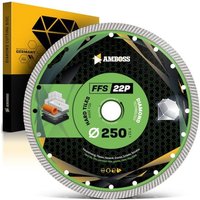Amboss Werkzeuge - ffs 22P Diamant Trennscheibe 250 x 2.2 x 25.4 von AMBOSS WERKZEUGE