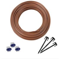 Montagesatz 300 m Kabel 500 Nägel 6 Verbinder für AMBROGIO Rasenmähroboter von AMBROGIO ROBOT