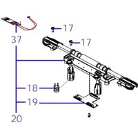 Vordere Sensorbaugruppe ORIGINAL AMBROGIO Roboter 4.36 - 4.0 Basic von AMBROGIO ROBOT