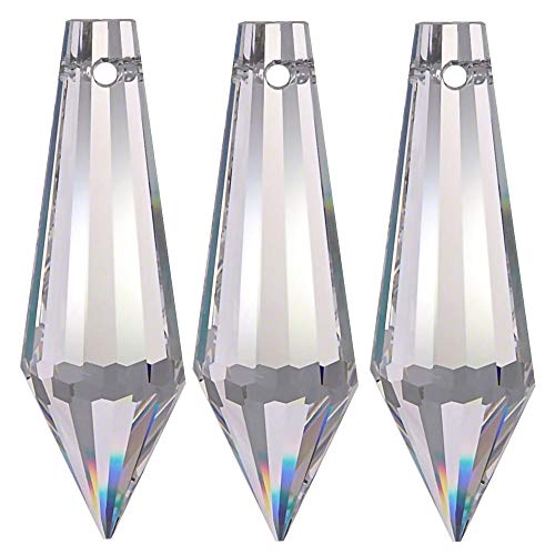 15x Regenbogenkristall Wiener Spitze 38mm Crystal 30% PbO ~ Feng Shui Lampen Kronleuchter von AMBROS - Kristall