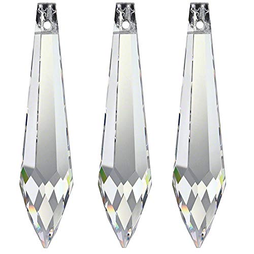 7X Kristall 'U-Birnel' 63mm Crystal 30% PbO~ Feng Shui Lampen Kronleuchter von AMBROS - Kristall