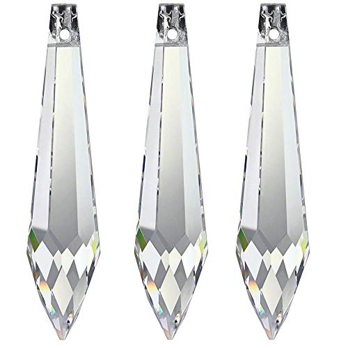 7X Kristall 'U-Birnel' 76mm Crystal 30% PbO~ Feng Shui Lampen Kronleuchter von AMBROS - Kristall