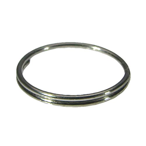 100x Kristall Verbinder Ring Ø 10mm Chrom ~ Kronleuchter Lüster von AMBROS - Kristall