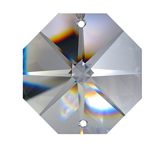 117x Regenbogenkristall Oktagon Stern ~ Koppe 10mm 2 Loch Crystal K9 ~ Feng Shui Kronleuchter Lüster von AMBROS - Kristall