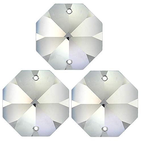15x Kristall Oktagon ~ Koppe 22mm 2 Loch Crystal 30% PbO ~ Feng Shui Kronleuchter Lüster 15x Kristall Oktagon ~ Koppe 22mm 2 Loch Crystal 30% PbO ~ Feng Shui Kronleuchter Lüster von AMBROS - Kristall