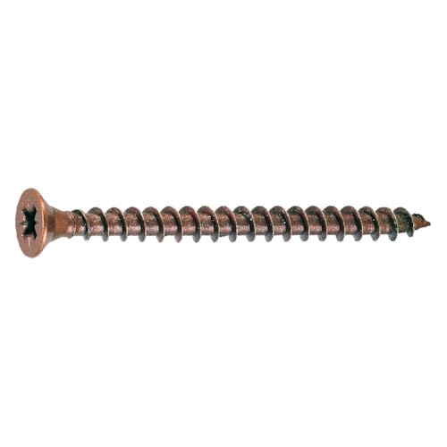 AMBROVIT Spanplattenschrauben Tp (+) 4,0X 30 Bronze - Werkzeuge Do It Yourself von AMBROVIT