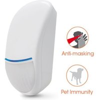 Sensor der Serie dt 1 am ProLine, mit Abdecküberwachung, Dual-Tech mit integrierten EOL-Widerständen - tierimmun 15 kg - EN50131 2/4 - Grad 3 von AMC
