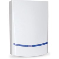 AMC - blade 01/S-WB Sirene mit eigener Stromversorgung, Farbe weiß – blinkend. mit programmierbarer blauer led mit hoher Helligkeit und von AMC