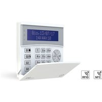 K-lcdbluetag blaue LCD-Tastatur mit integriertem RFID/NFC-Leser, mit 2 programmierbaren IN/OUT-Leitungen K-lcdbluetag blaue LCD-Tastatur mit integriertem RFID/NFC-Leser, mit 2 programmierbaren IN/OUT-Leitungen von AMC