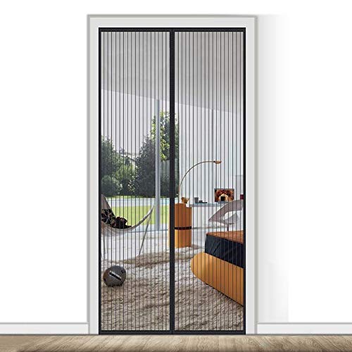 AMCER Magnet Insektenschutz 170x220cm, Tür Insektenschutz, Reinforced Luft kann frei strömen, Für Balkontür und Terrasentür - Schwarz AMCER Magnet Insektenschutz 170x220cm, Tür Insektenschutz, Reinforced Luft kann frei strömen, Für Balkontür und Terrasentür - Schwarz von AMCER