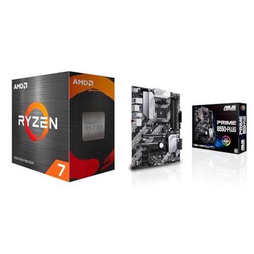 AMD Ryzen 7 5700G mit AMD Radeon Grafik (8x 3,8 GHz) 20MB Sockel AM4 CPU BOX + ASUS Prime B550-Plus Gaming Mainboard Sockel AM4 von AMD