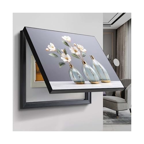 Elektrischer Zähler Dekorative Verstecken Gemälde Abdeckung Stromzähler Abdeckung Box for Stromzähler Wandmalerei Stanzfrei Kreative Wandkunst Dekor AMDWZY(C,70x50cm) von AMDWZY