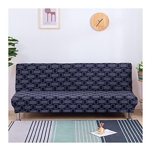 AMDXD Sofabezug, Geometrisch Rechteck Elastische Stretch Sitzer Sofa Überzug für Wohnzimmer, in Polyester, Anti-Rutsch, Elastischer, Grau, Mittel 160-190CM, Stil 10 von AMDXD