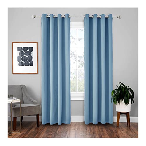 AMDXD Vorhänge Fenster Hellblau, Verdunkelung Ösenschal 2er Set Einfarbig mit Ösen Modern Polyester Verdunklungs Vorhang Wohnzimmer, H240 x B140 cm AMDXD Vorhänge Fenster Hellblau, Verdunkelung Ösenschal 2er Set Einfarbig mit Ösen Modern Polyester Verdunklungs Vorhang Wohnzimmer, H240 x B140 cm von AMDXD