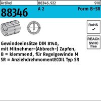 Amecoil - Gewindeeinsatz r 88346 FormB-SR bm 20x 30 a 2 10 Stück 10 Stk von AMECOIL