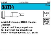 Einbauzubehör R 88334 Spindel/Vorspannpatrone M 10 x 1 Stahl von AMECOIL