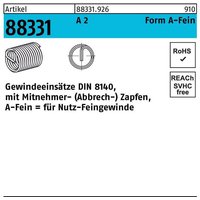 Gewindeeinsatz r 88331 Form A-Fein m 8x1 x 8 a 2 von AMECOIL