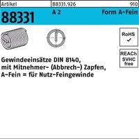 Gewindeeinsatz r 88331 FormA-Fein M20x2x40 a 2 10 Stück Amecoil 10 Stk Gewindeeinsatz r 88331 FormA-Fein M20x2x40 a 2 10 Stück Amecoil 10 Stk von AMECOIL