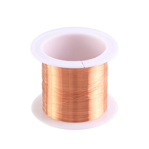 AMEEDA Kupferlackdraht 1-3Rollen Kupferlackdraht 0,06 mm - 1,2 mm Kabel Kupferdraht Magnetdraht Emaillierter Kupferwickeldraht Spule Kupferdraht(0.06mm 100m,3Rolls) von AMEEDA