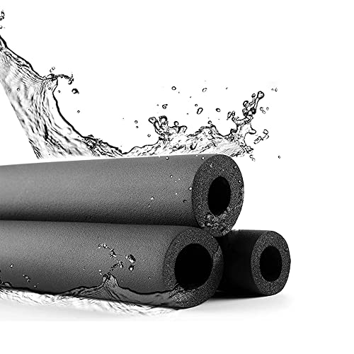 Rohrisolierung Schaumstoff Schwarze Poolnudeln Wasserschaum Rohrisolierung Schläuche Dickwandige Isolierung Lagging Wrap Gummischläuche Flexible Wärmeerhaltung Frostschutzmittel ( Size : 0.6cmx0.9cmx1 von AMEERR