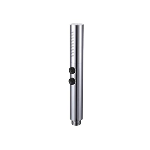Handbrause aus Messing, Badezimmerzubehör, zwei Funktionen, Hochdruck, wassersparende Badewanne, Handbrause, mehrere Farben(Chrome head) von AMEHMHKYW