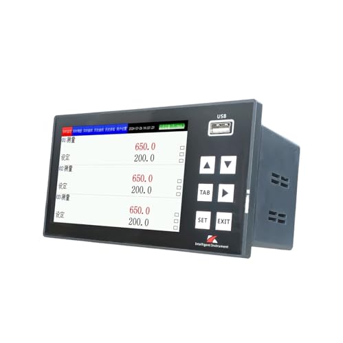 5-Zoll-12-Kanal-programmierbarer Temperaturregler mit Mehrsegment-Programmsegment-Zeitkurven-Temperaturregelung und USB-Datenaufzeichnung(3 channels relay output) von AMEHRU