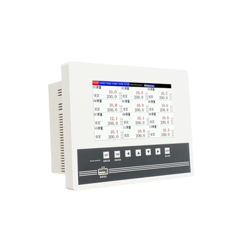 7-Zoll-Mehrkanal-Touchscreen-Temperaturregler-Recorder 4-20 mA 24-Kanal-Temperaturregler Zeitgesteuerte Kurve 0-10 V(12 channels SSR output) von AMEHRU