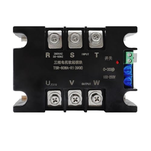 AMEHRU DREI-Phase Motor Soft Starter Modul Controller 1KW-22KW Motor Soft Starter Motor Langsam Starter(TSR-40WA-R1(4KW)) von AMEHRU