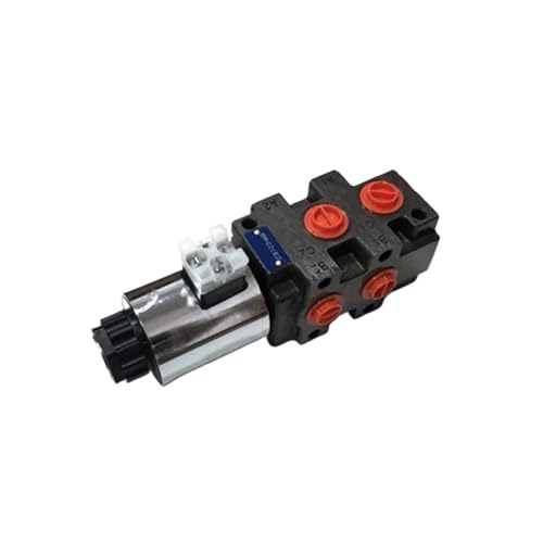 AMEHRU Hydraulisches Magnet-Umschaltventil 6/2; 50 l/min 13 GPM 12 V DVS6 6/2 KVH6DC24(KVH2 G1-4) von AMEHRU