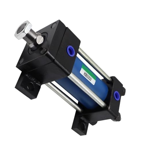 Hochleistungs-Hydraulikzylinder, HOB50-Stangentyp mit doppelten Fußhalterungen vorne und hinten(HOB50X150) von AMEHRU