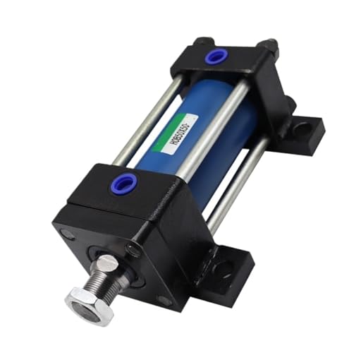 Hochleistungs-Hydraulikzylinder HOB40X50/100/150 in Stangenausführung mit doppelten Fußhalterungen vorne und hinten(HOB40X50) von AMEHRU