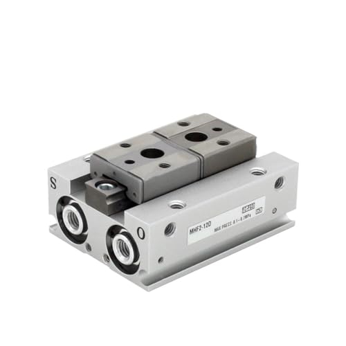 Luftgreifer mit niedrigem Profil, seitliche Verrohrung, MHF2-8DR, MHF2-12DR, MHF2-16DR, MHF2-20DR, MHF2-8/12/16/20D1R, MHF2-8/12/16/20D2R(MHF2-8D1R) von AMEHRU