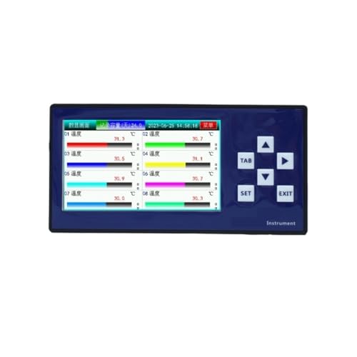 Mehrkanal-Temperaturinspektionsinstrumentanzeige PT100-Temperatursensor 4-20 mA Modbus(24 channels+485) von AMEHRU