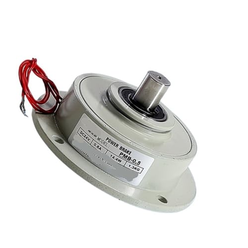Miniatur-Einachs-Magnetpulverbremse Kleine dünne Hohlbremse Spannungsregelung Elektromagnetischer Motor 24 V(PMB-0.2(2NM)) von AMEHRU