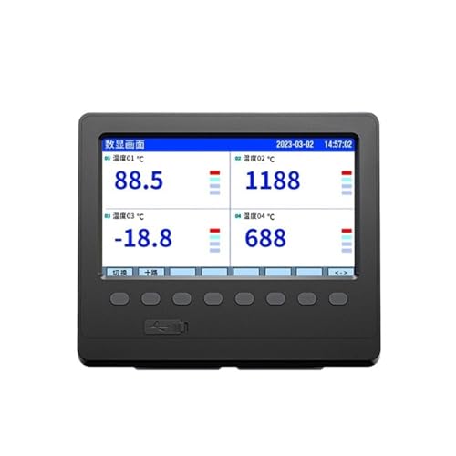 Papierloser Rekorder Industrieller Mehrkanal-Temperaturdatenerfassungstester Stromspannungskurve(R6000C 6 channels) von AMEHRU