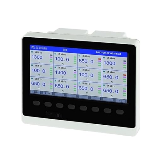 Papierloser Rekorder Industriequalität Temperatur Mehrkanal-Patrouillenmessgerät Strom Spannung Mehrkanal-Datenerfassung F800(6 channels) von AMEHRU