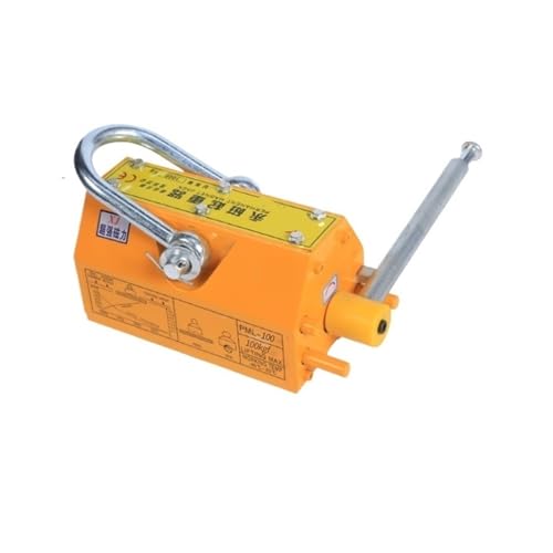 Permanentmagnet-Hebevorrichtung 400/600 kg Magnetspannplatte 1/2-Tonnen-Stahlplatte 3-Tonnen-5-Tonnen-Rundstange Starker Magnet(100KG) von AMEHRU